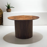 Esstisch Commodore Rund | Walnuss Mangoholz 120cm